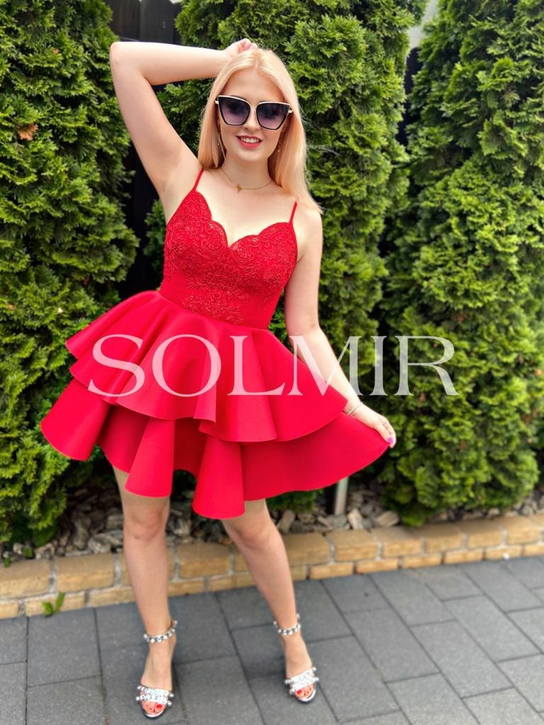 Sukienka FLAKES czerwona Sukienka FLAKES czerwona