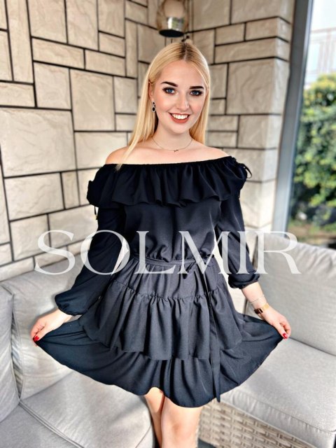 Sukienka AVOCADO rękaw czerń Sukienka AVOCADO rękaw czerń