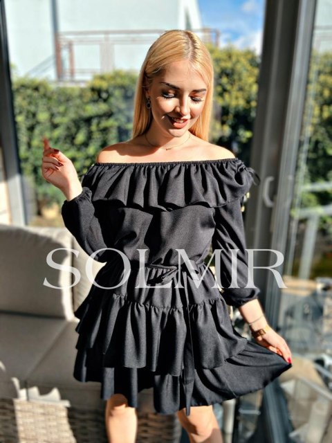 Sukienka AVOCADO rękaw czerń Sukienka AVOCADO rękaw czerń