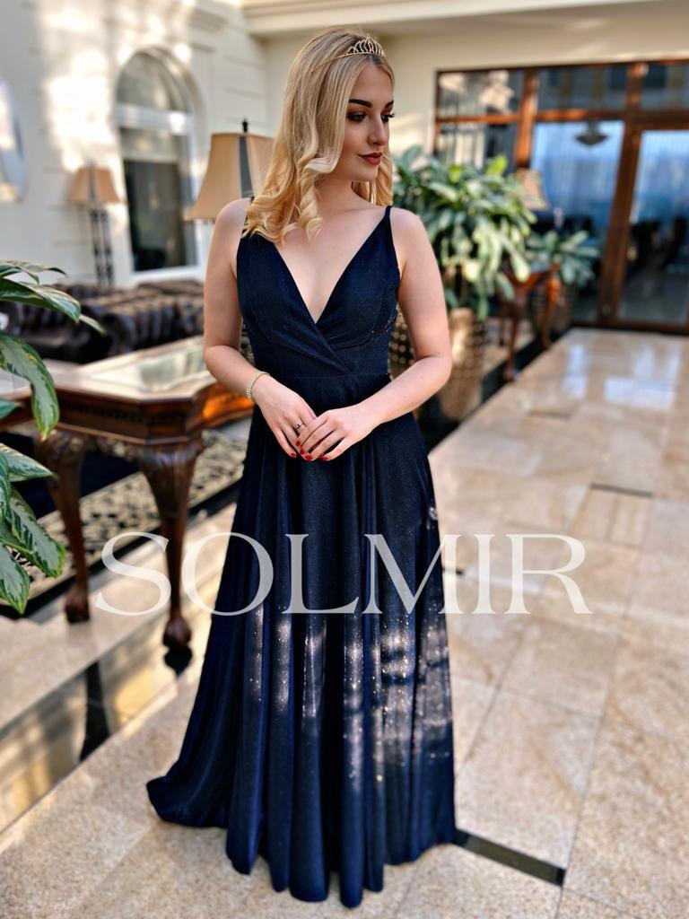 Sukienka ILONA gwiezdny granat Sukienka ILONA gwiezdny granat