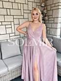Sukienka ILONA pudrowy róż