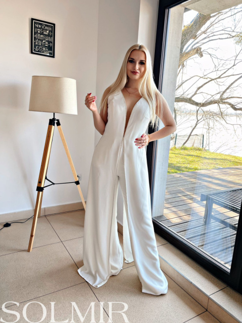 Kombinezon premium ORIENTANA ecru biel