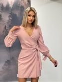 Sukienka CALIFORNIA pudrowy róż