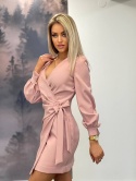 Sukienka CALIFORNIA pudrowy róż