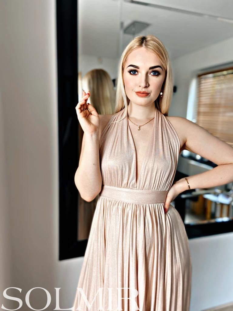 Sukienka CHAMPAGNE złoto Sukienka CHAMPAGNE złoto
