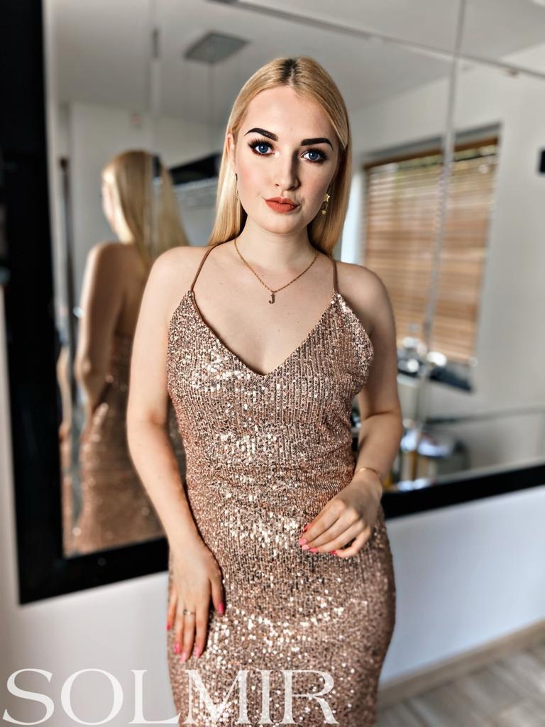 Sukienka SIENNA złoto Sukienka SIENNA złoto