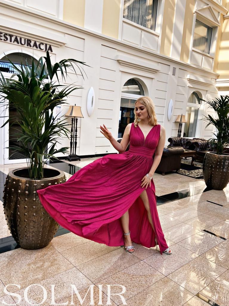Sukienka VIRGINIA amarant Sukienka VIRGINIA amarant
