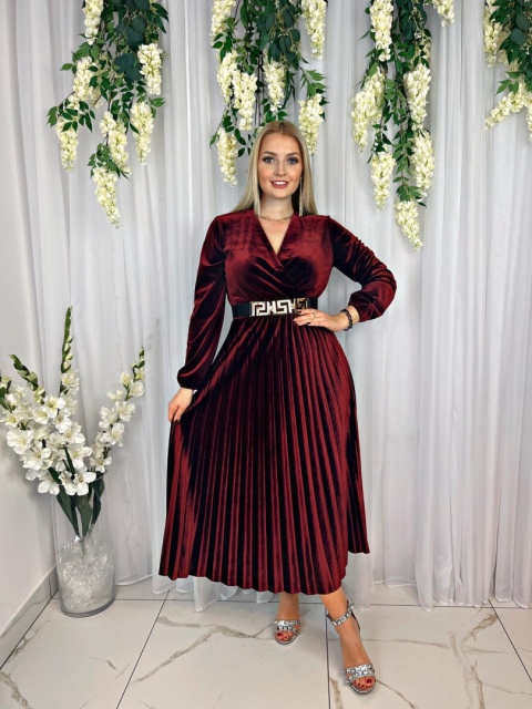 Sukienka MERRY ME bordo