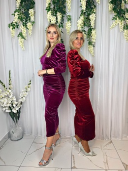 Sukienka THE LIGHT bordo