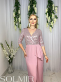Sukienka DONATELLA pudrowy róż