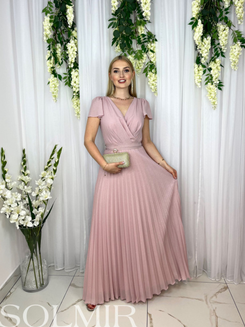 Sukienka ROSA pudrowy róż Sukienka ROSA pudrowy róż