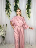 Komplet JELLY pudrowy róż