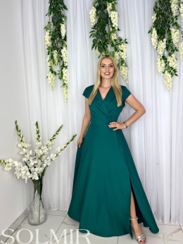 Sukienka LENA butelkowa zieleń