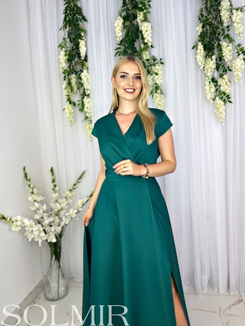 Sukienka LENA butelkowa zieleń Sukienka LENA butelkowa zieleń