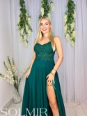Sukienka AIDA butelkowa zieleń