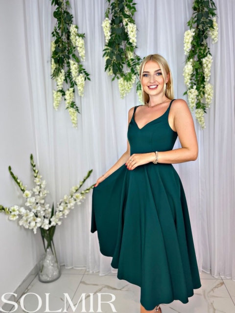 Sukienka AMIKA butelkowa zieleń Sukienka AMIKA butelkowa zieleń