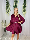 Sukienka ANETTA bordo/wino