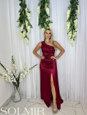 Sukienka LORENA MAXI bordo