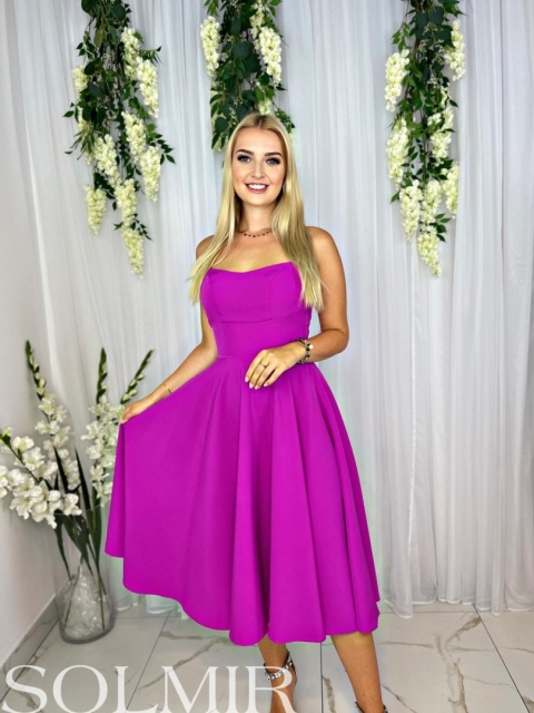 Sukienka LORINA MIDI fuksja Sukienka LORINA MIDI fuksja