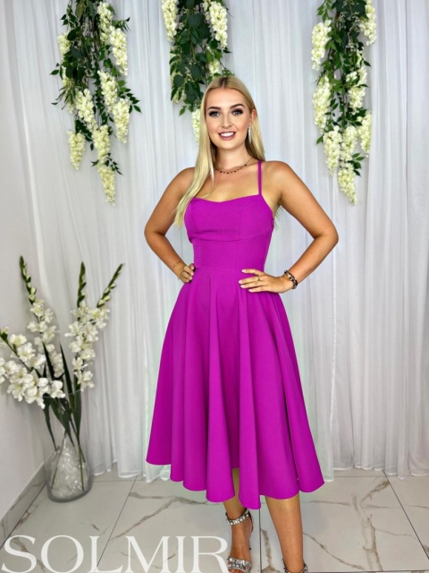 Sukienka LORINA MIDI fuksja Sukienka LORINA MIDI fuksja