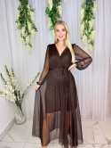 Sukienka MARLENA czekolada