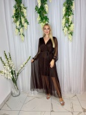 Sukienka MARLENA czekolada