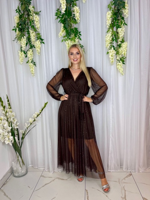 Sukienka MARLENA czekolada Sukienka MARLENA czekolada