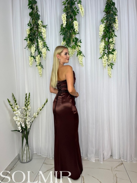 Sukienka MELISA czekoladowy brąz Sukienka MELISA czekoladowy brąz