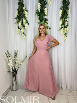 Sukienka ROSALINDA pudrowy róż