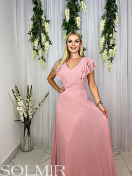 Sukienka ROSALINDA pudrowy róż
