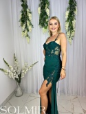 Sukienka SABINA butelkowa zieleń