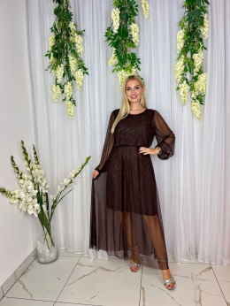 Sukienka SARA czekolada
