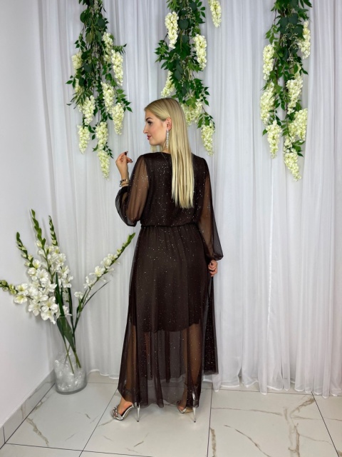 Sukienka SARA czekolada Sukienka SARA czekolada