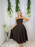 Sukienka VANESSA czekolada/brąz