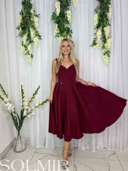 Sukienka AMIKA bordo