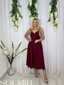 Sukienka AMIKA bordo