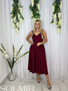 Sukienka AMIKA bordo
