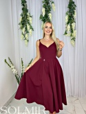 Sukienka AMIKA bordo