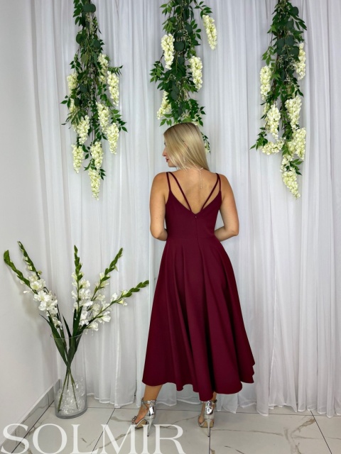 Sukienka AMIKA bordo Sukienka AMIKA bordo