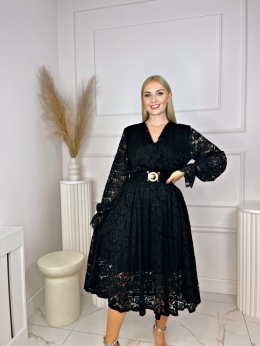 Sukienka GABI koronka czerń
