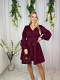 Sukienka LILA bordo