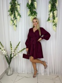 Sukienka LILA bordo