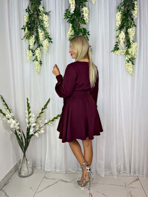 Sukienka LILA bordo Sukienka LILA bordo