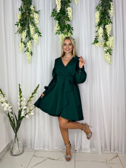 Sukienka LILA butelkowa zieleń
