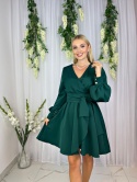 Sukienka LILA butelkowa zieleń