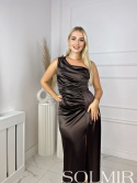Sukienka LORENA MAXI czekolada