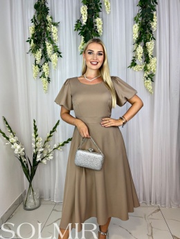 Sukienka POLA mokka/beż