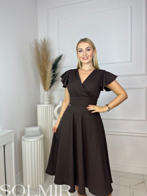 Sukienka LAMIRA czekolada Sukienka LAMIRA czekolada