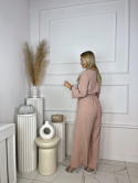 Kombinezon ALEXANDRO rękaw pudrowy róż