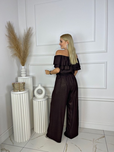 Kombinezon OLIVA czekolada błysk